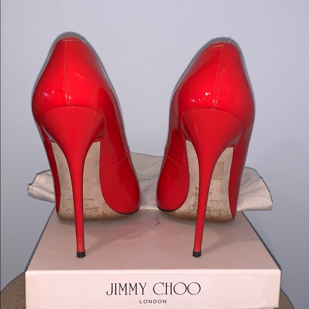 Jimmy Choo Patent Leather Stiletto - Picture 6 of 11